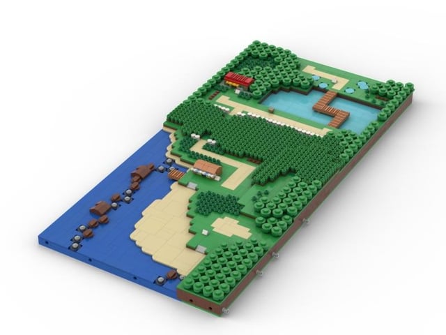 Map of Hoenn made out of LEGO (Part 3)