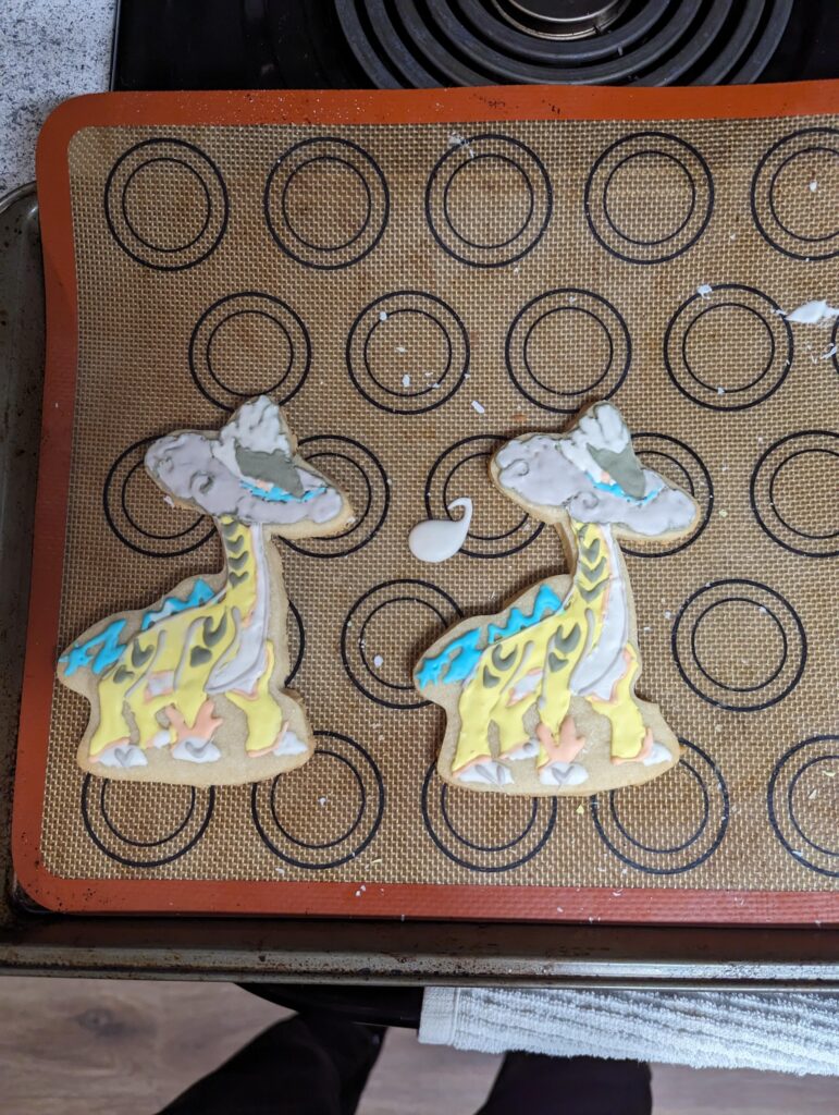 Raging Bolt cookies my girlfriend made for Valentine's Day