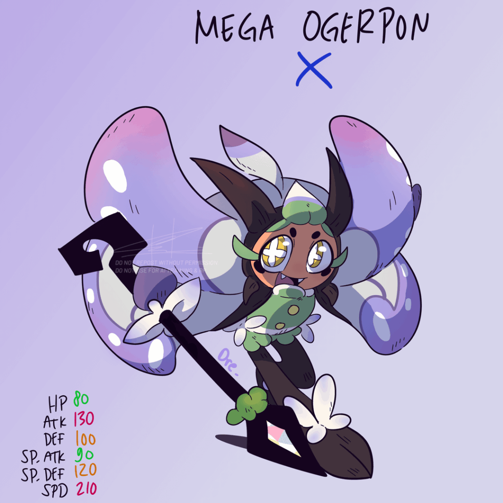 [OC] Mega Ogerpon designs