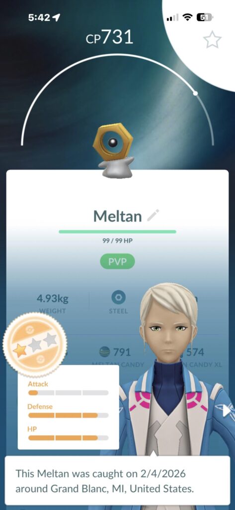 Should I evolve this Meltan? Or keep trying.