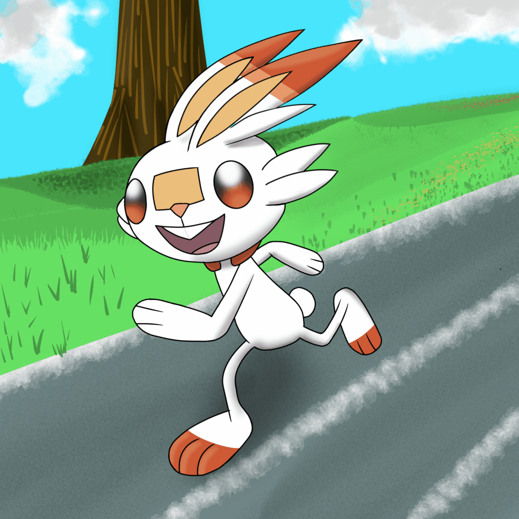 Coming back after a long break. Decided to draw my new favorite starter