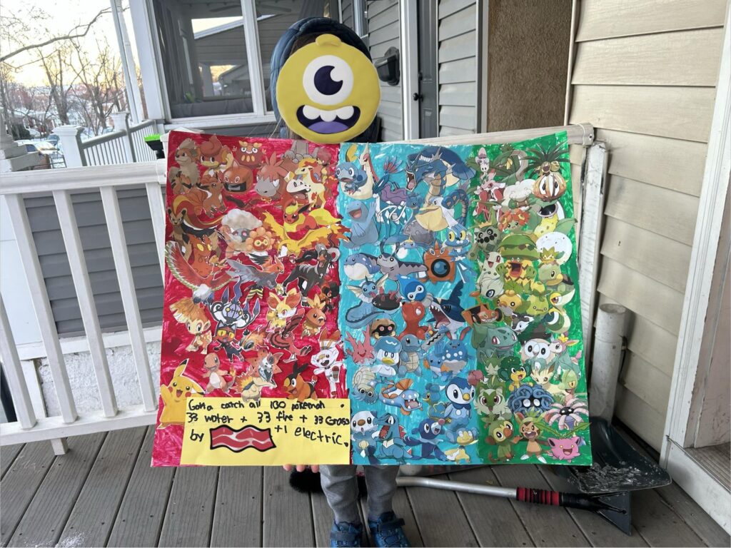 100 days of school - Pokemon edition