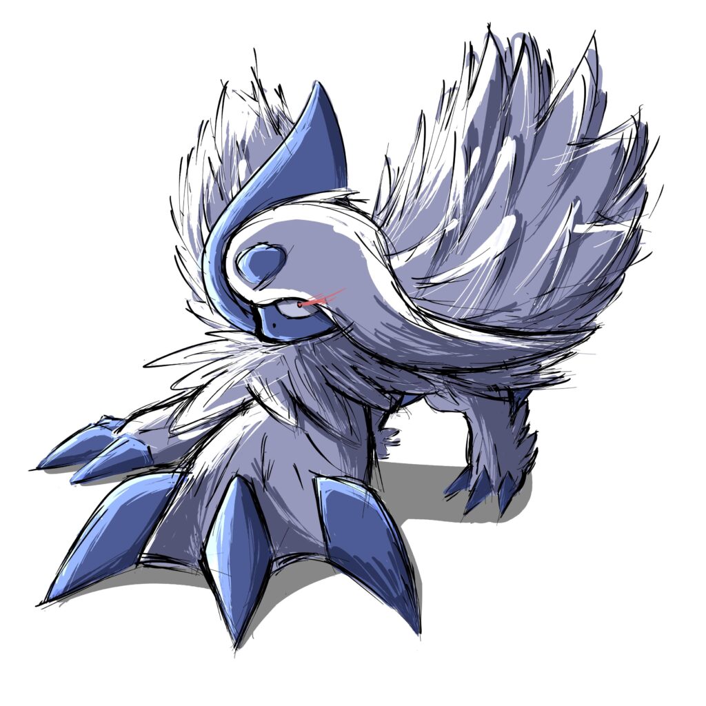 Had a bit of fun drawing an absol