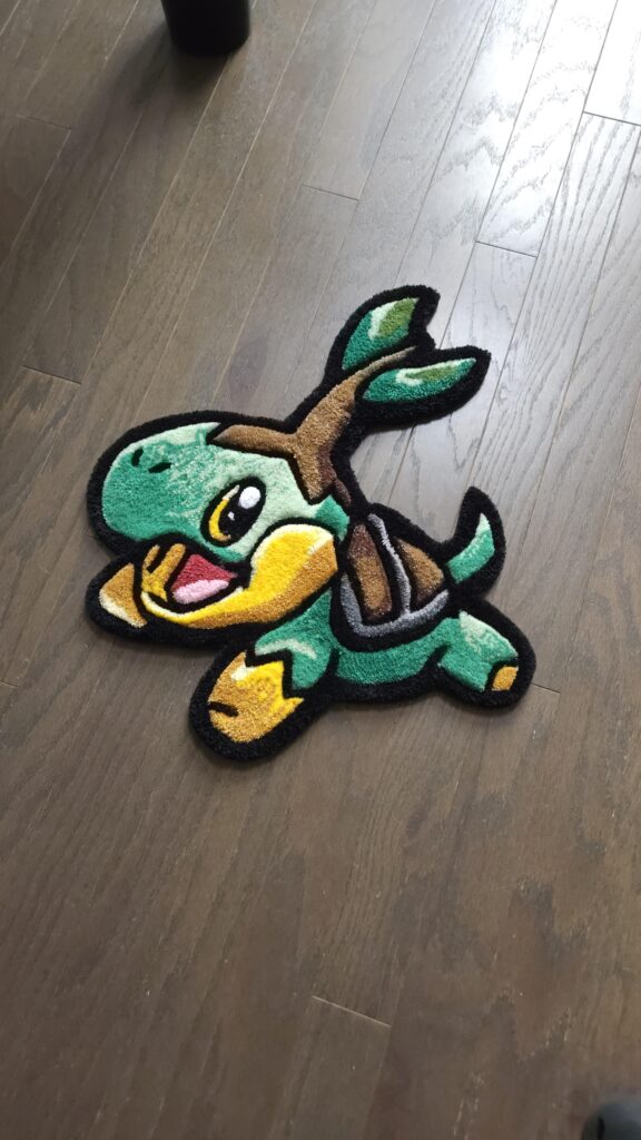 (OC) Turtwig rug I made!