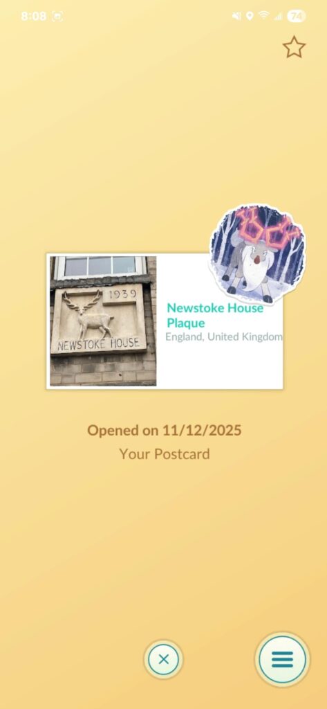 I love my collection of brilliantly paired stickers and postcards