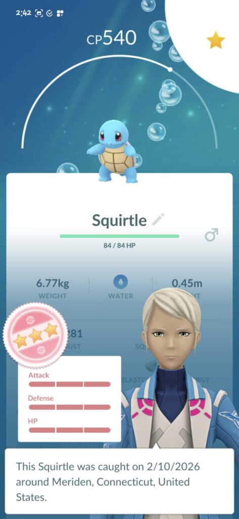 Squirtle squirtle! (Hatched from daily egg)