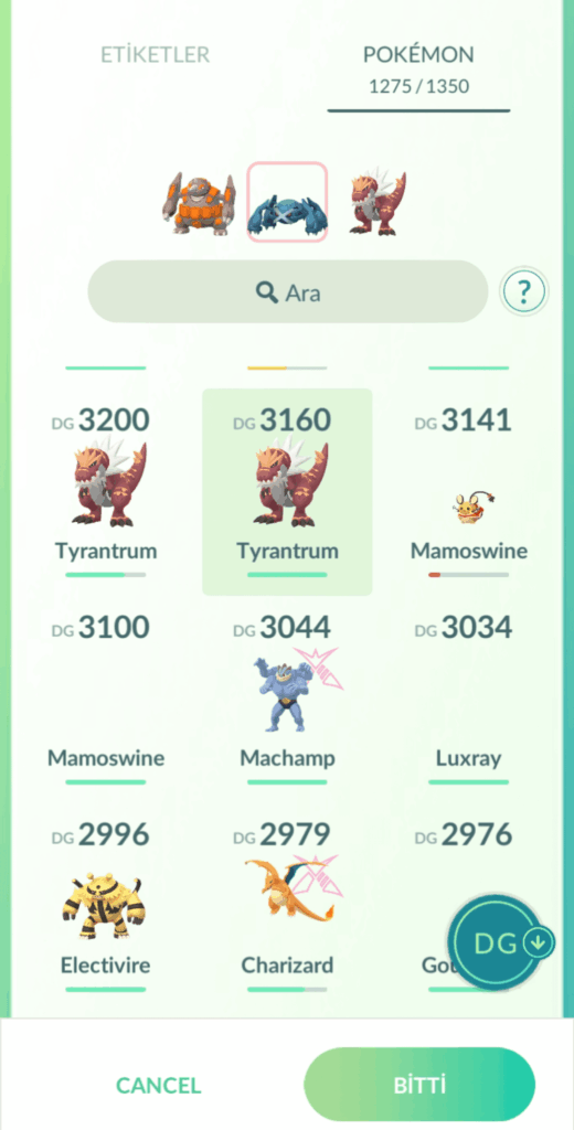 Look at my pokémons