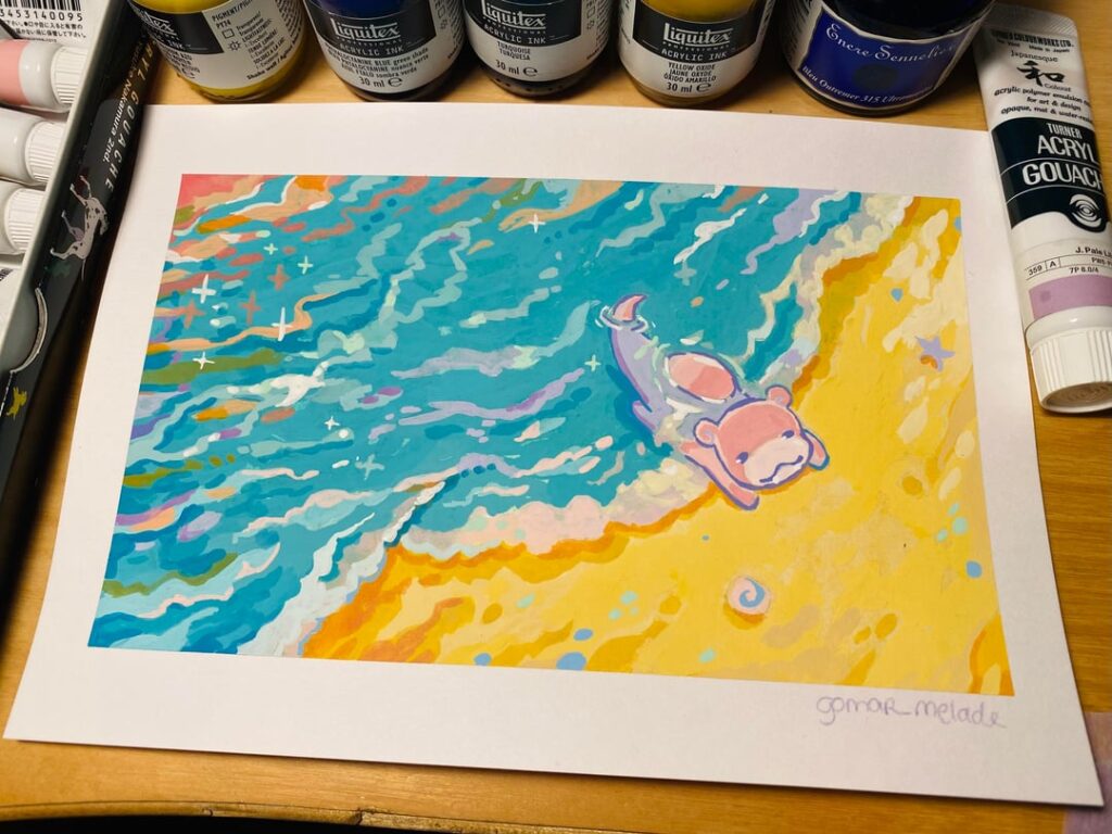 A little bath ✨🐚