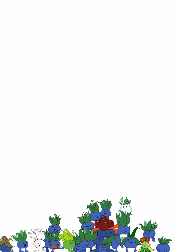 [OC]This year (although started late) I've set myself to draw a new oddish everyday.