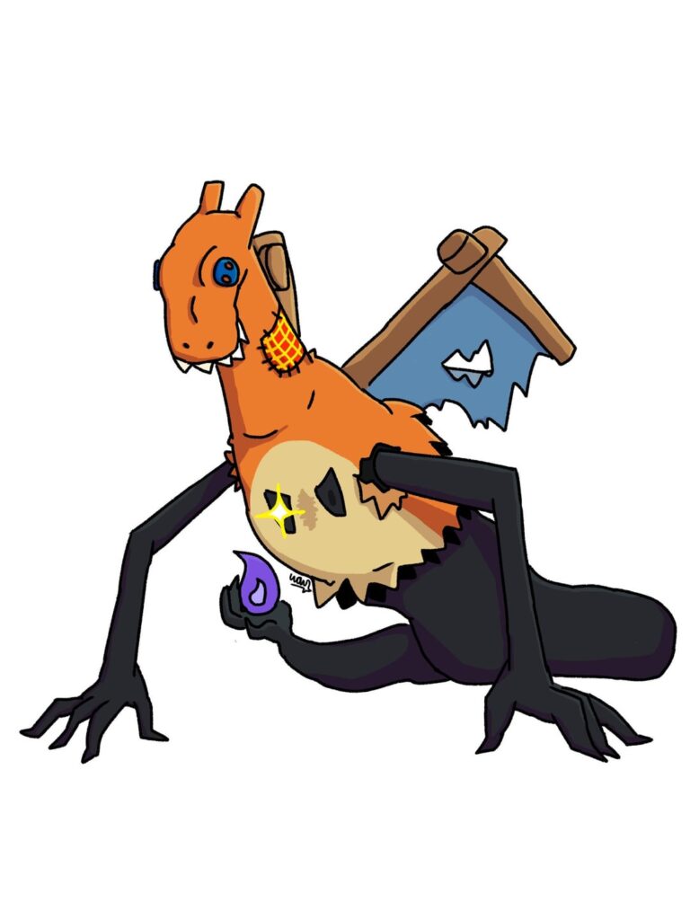I’m making some mega evolutions for a region I’m working on! Here are Mimikyu and Sudowoodo. [OC]