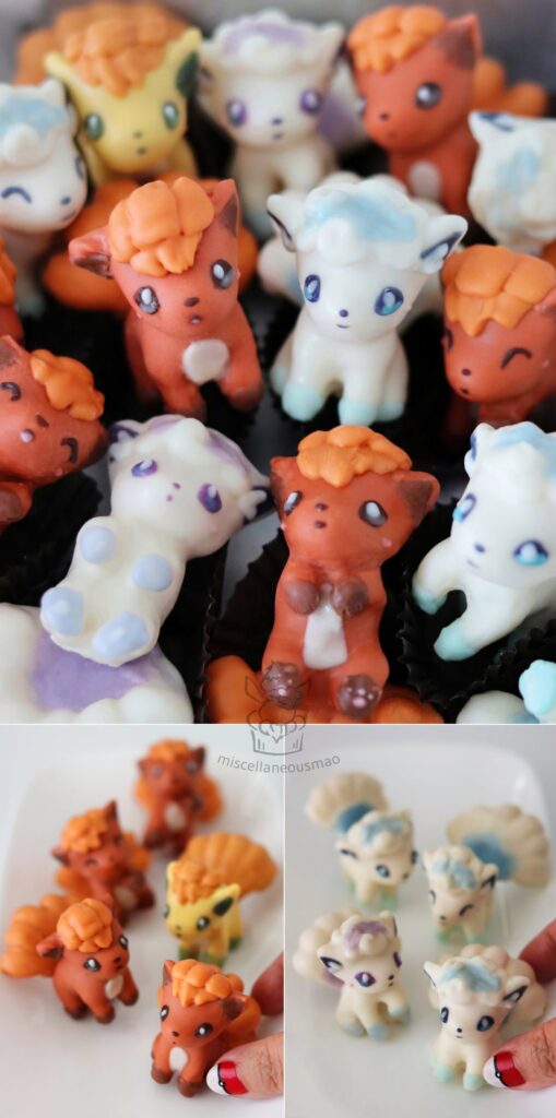 I made Vulpix chocolates for Community Day