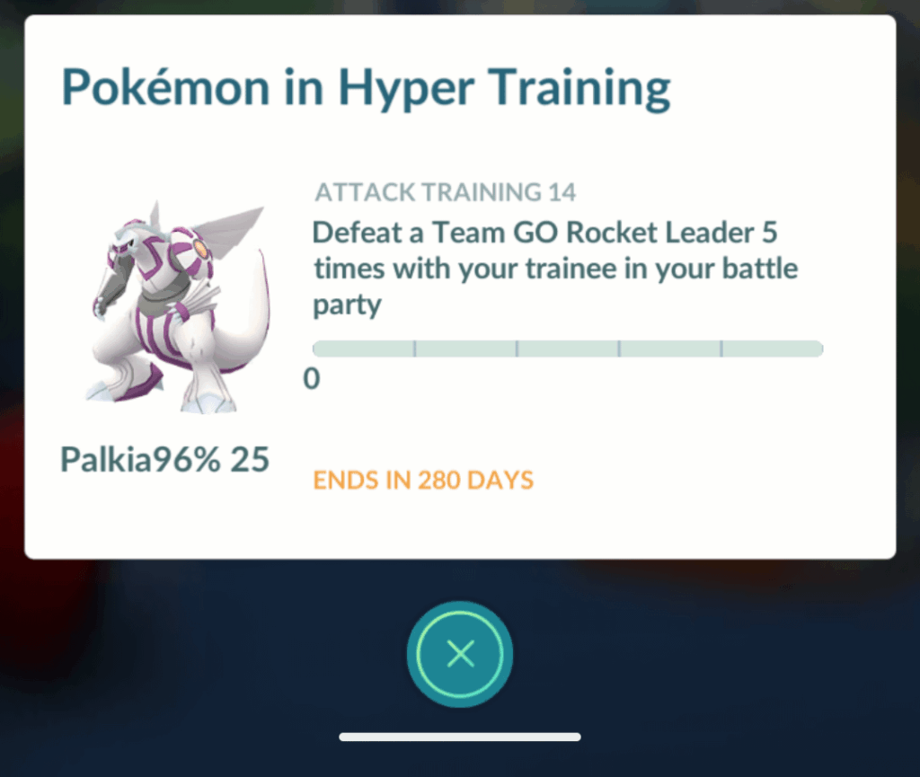 Hyper Training - Leaders vs Palkia