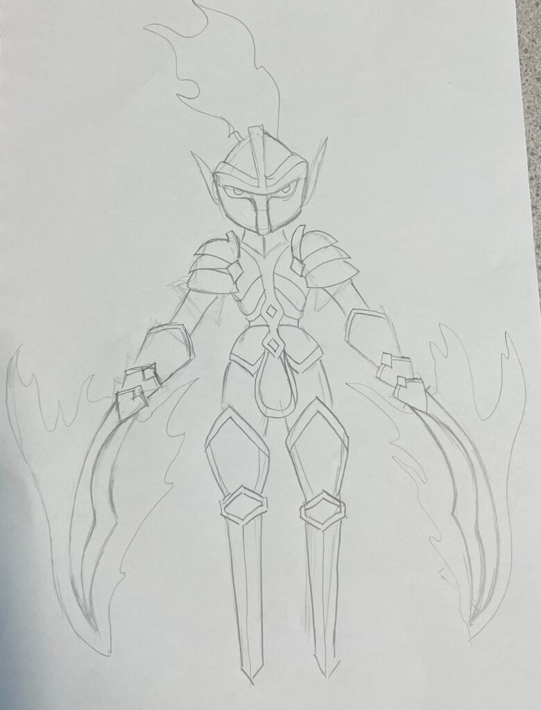 Mega Ceruledge + Coloured Mega Toxtricity