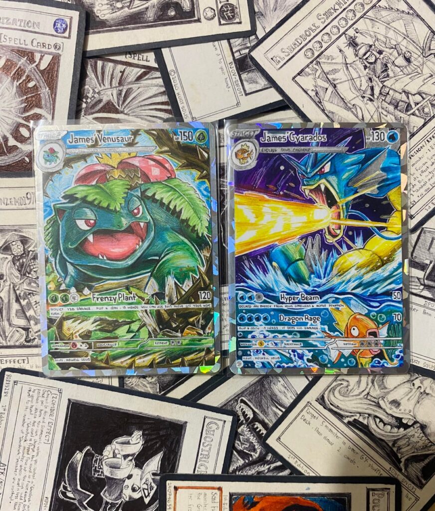 I tried to redraw one of first ever Pokemon card drawings (OC)