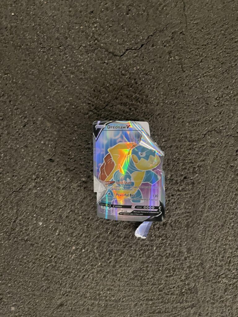 Saw this on the ground. I don’t know anything about Pokémon cards