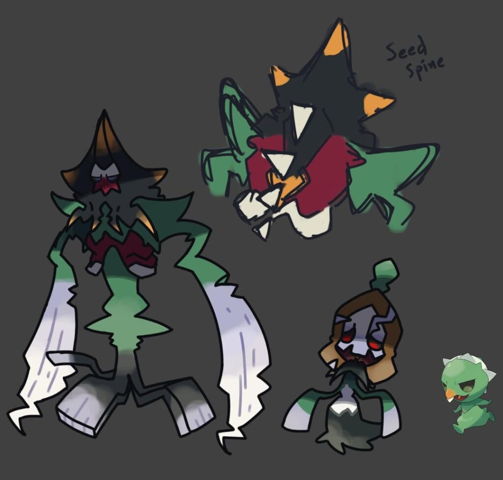 Uneven split evo for Capsakid since I don’t like Scovillain