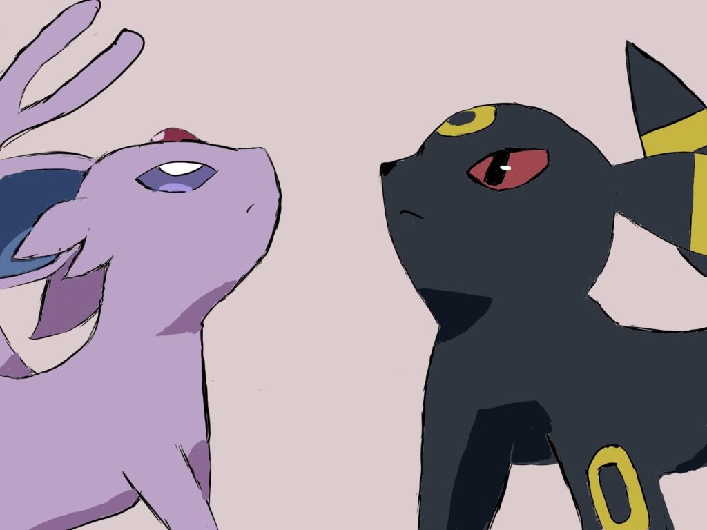 [OC] Espeon and Umbreon ☀️🌙