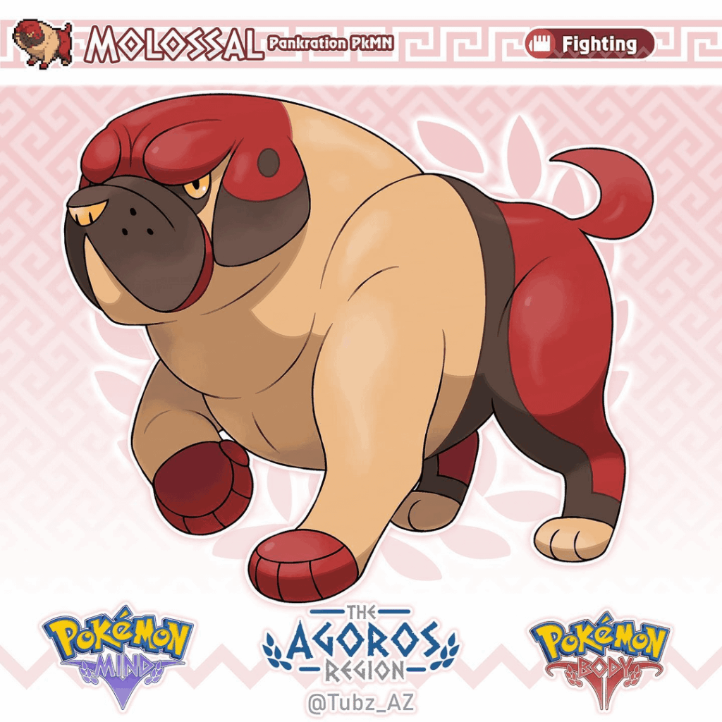 Molossal the pankration Pokémon by tubz_az