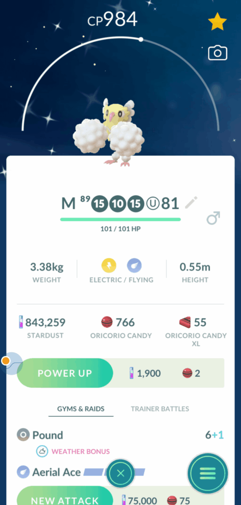 One Shiny Oricorio