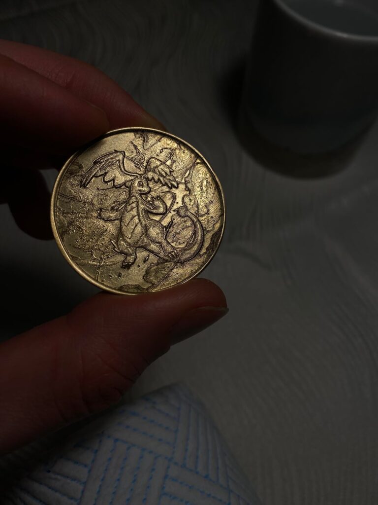 I made this coin for my nephew