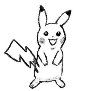 Progress I've made drawing Pikachu in a day.