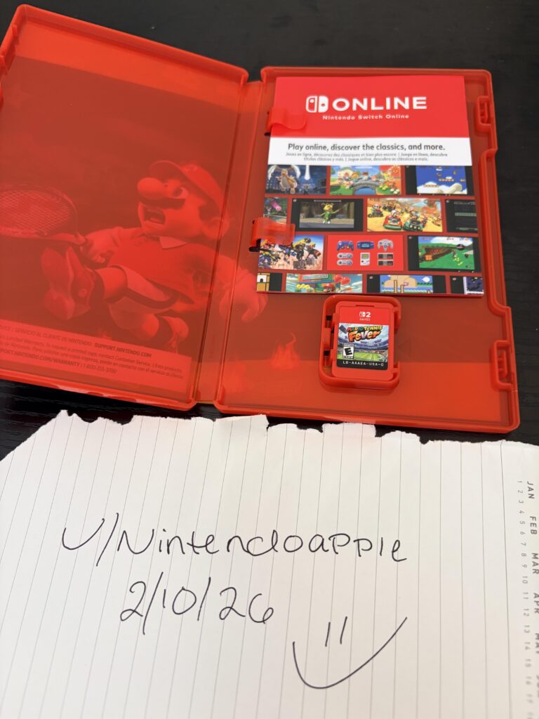 Got Mario Tennis Fever Early!