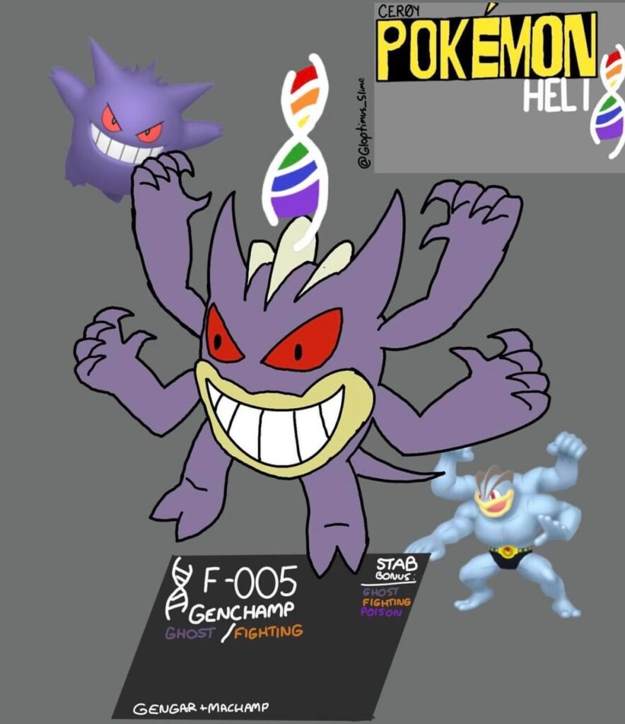 [OC] Genchamp (Gengar + Machamp)