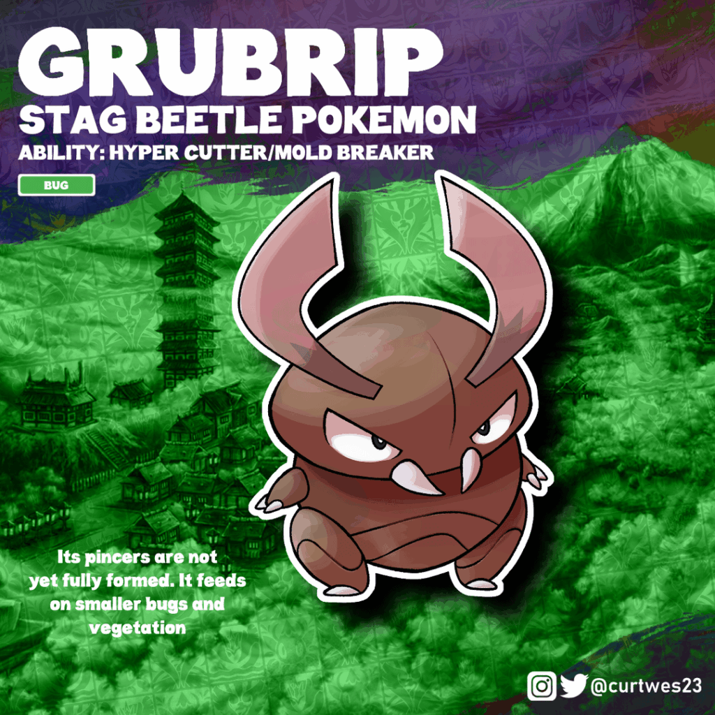 Redesigns of old Pinsir and Heracross pre-evos I did. Plus the original versions for comparison