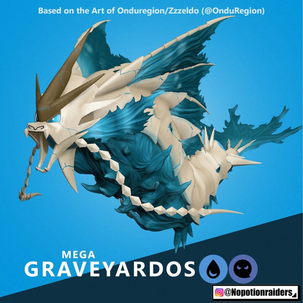 Tragikarp evolution line (By me, original concept by Onduregion/Zzzeldo)