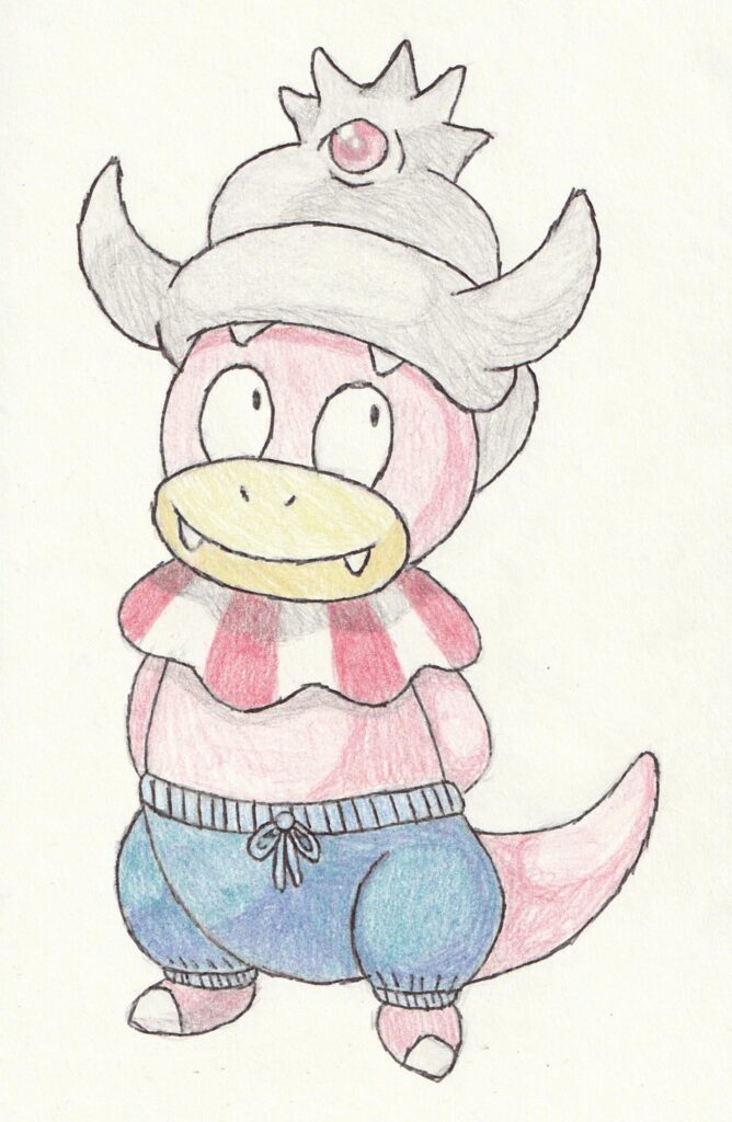 I gave Slowking some sweatpants (Inspired by a scene from the second movie)