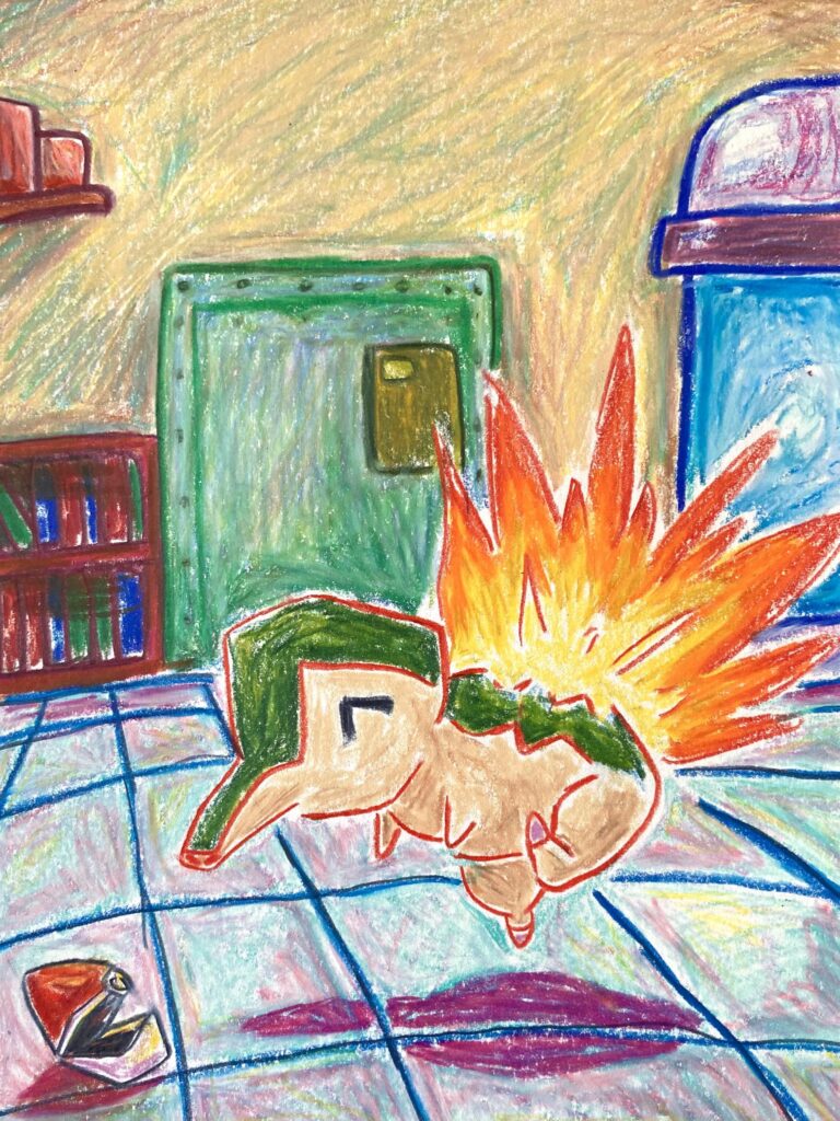A little Cyndaquil doodle✨[OC]