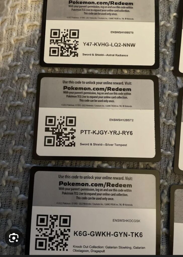 Have a large quantity of old code cards dating from 5-10 years ago (pic from Google). Can I use still use these?