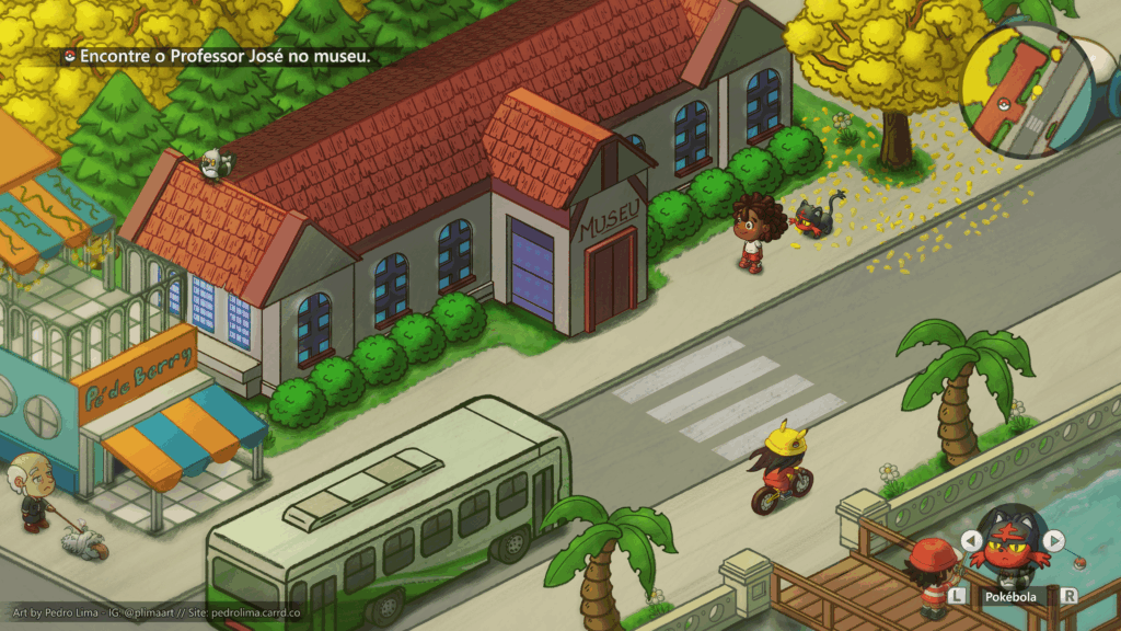 [OC] Fanart of an Isometric Pokémon game set in Brazil!