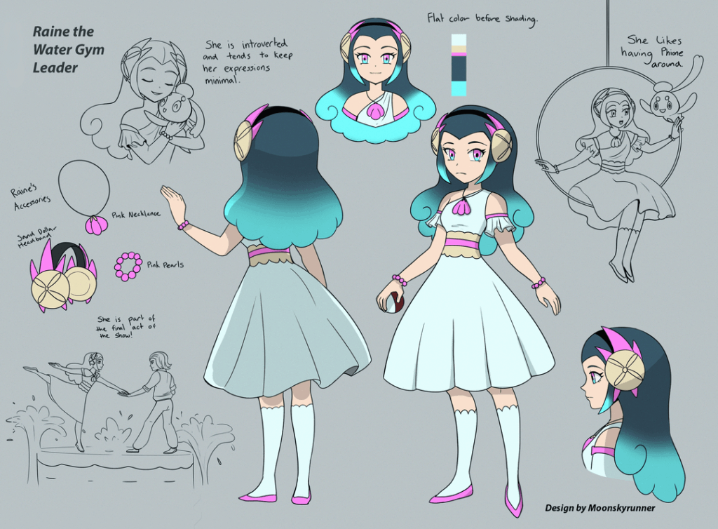 Raine the Water Gym Leader [OC]