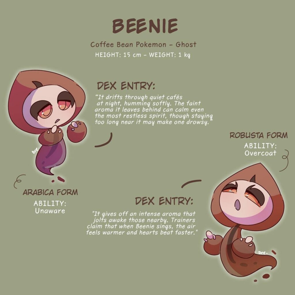 Coffee inspired mons