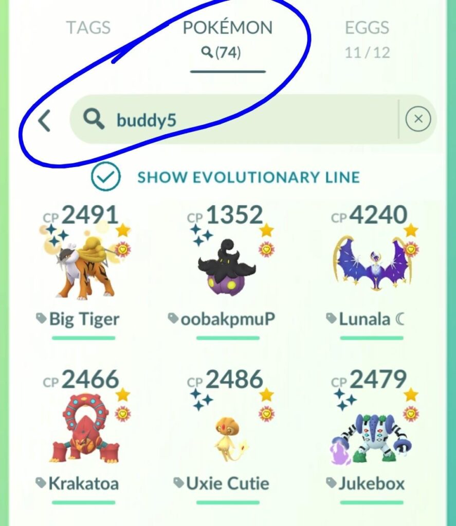 Best buddy bug? Medal reflects fewer BB than searching "buddy5" in storage