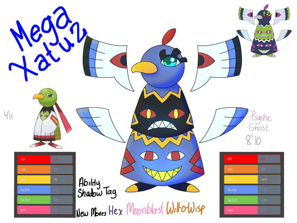 Mega Xatu Z (concept art)