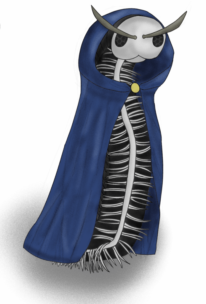 Vertipede; An invertebrate that mimics a vertebrate