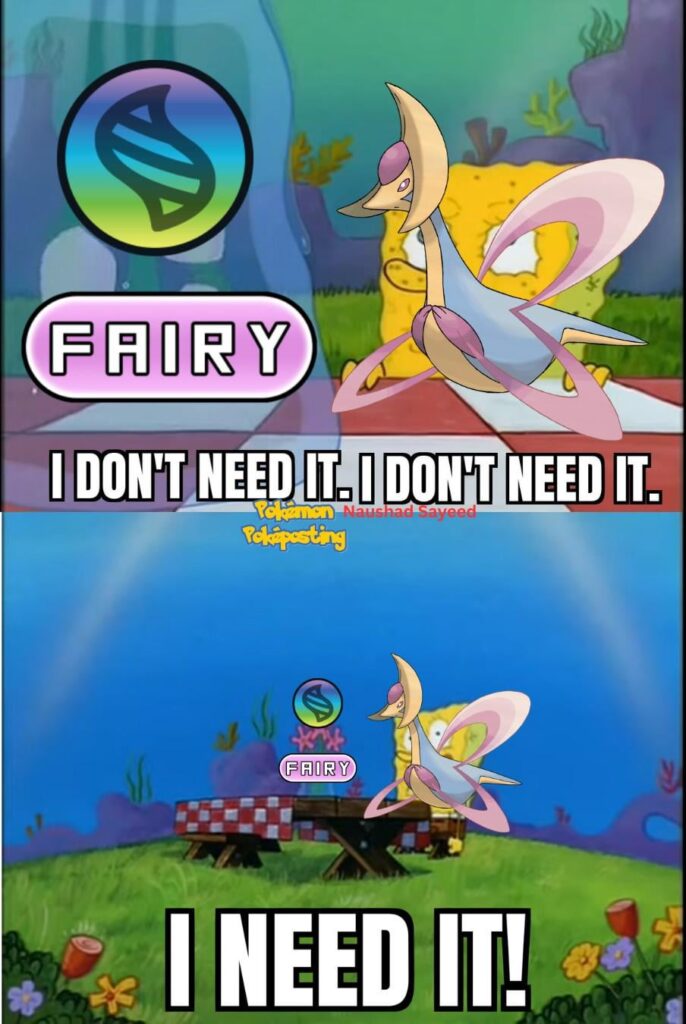 Po(o)r (C)resselia didn't get part Fairy-type or even Mega Evolution. 😞🌙