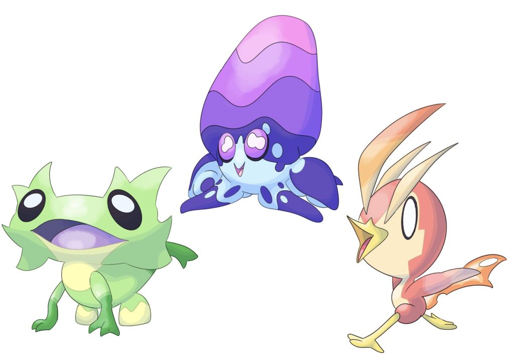 My gen 10 starter trio