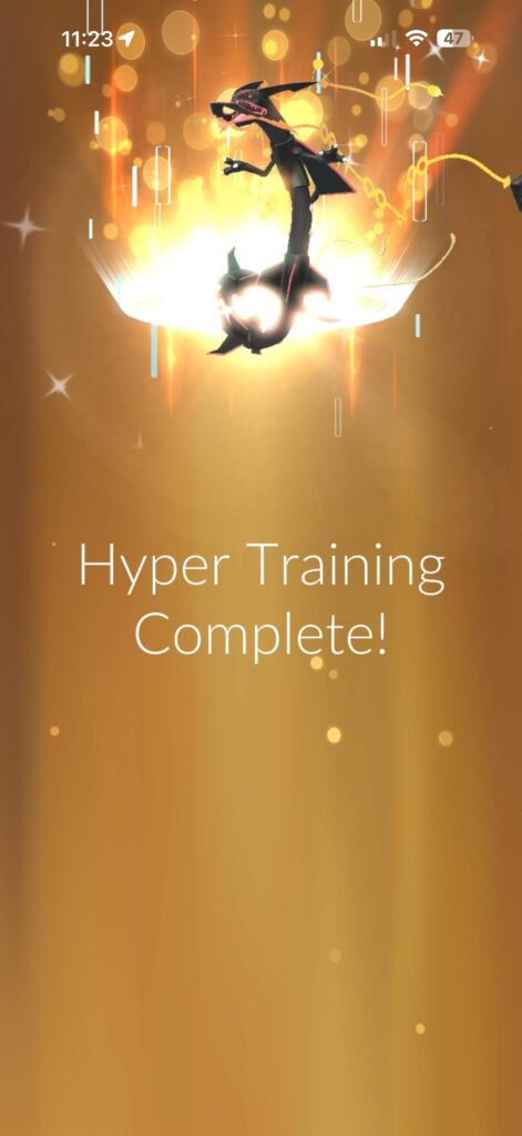 The grind is complete