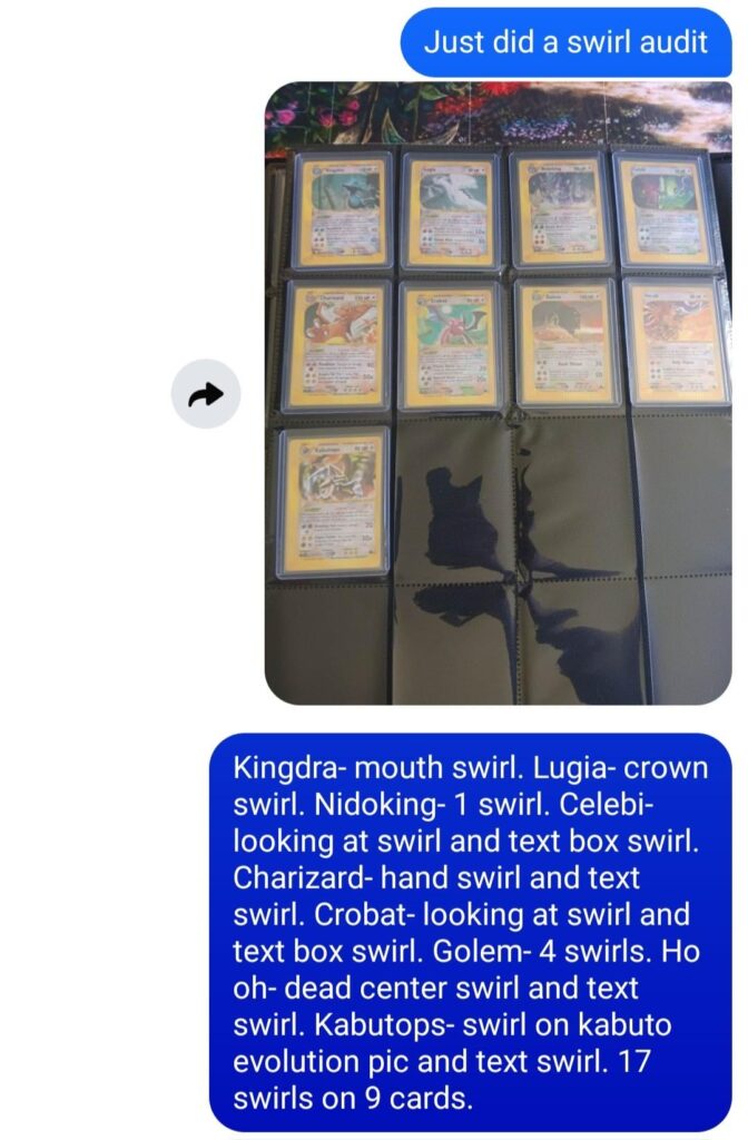 Im swimming in swirls!