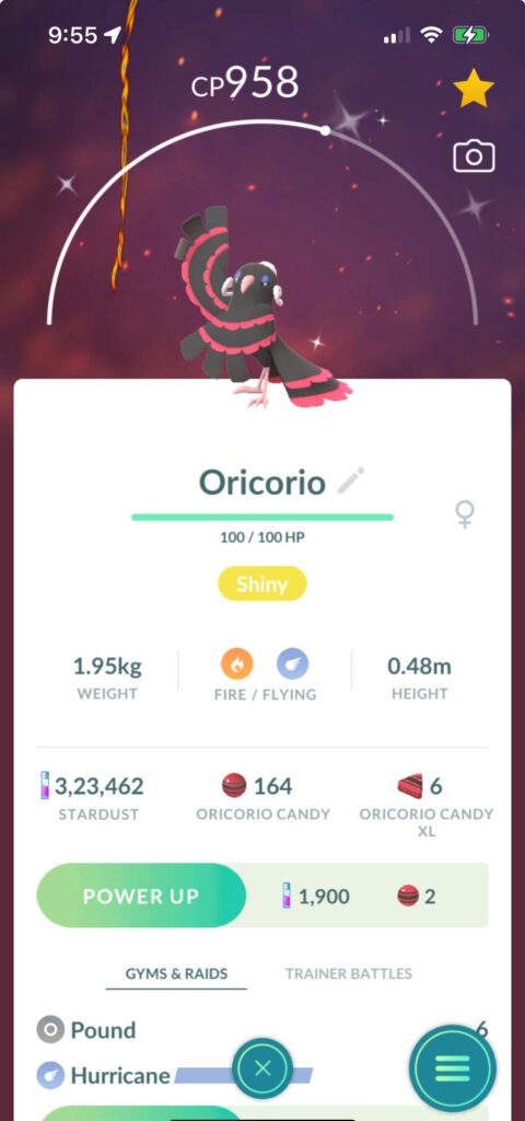 Shiny ME Oricorio