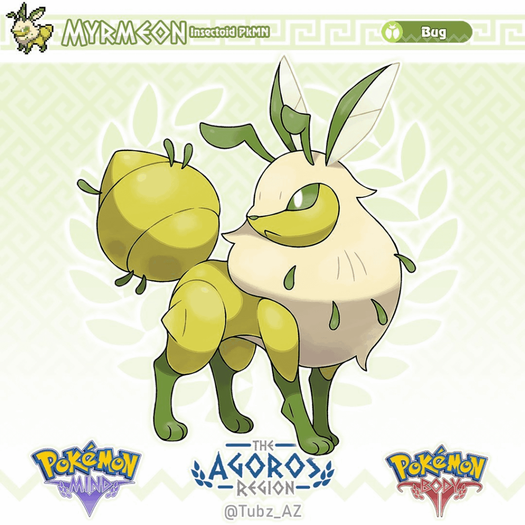 Myrmeon the insectoid Pokemon by tubz_az