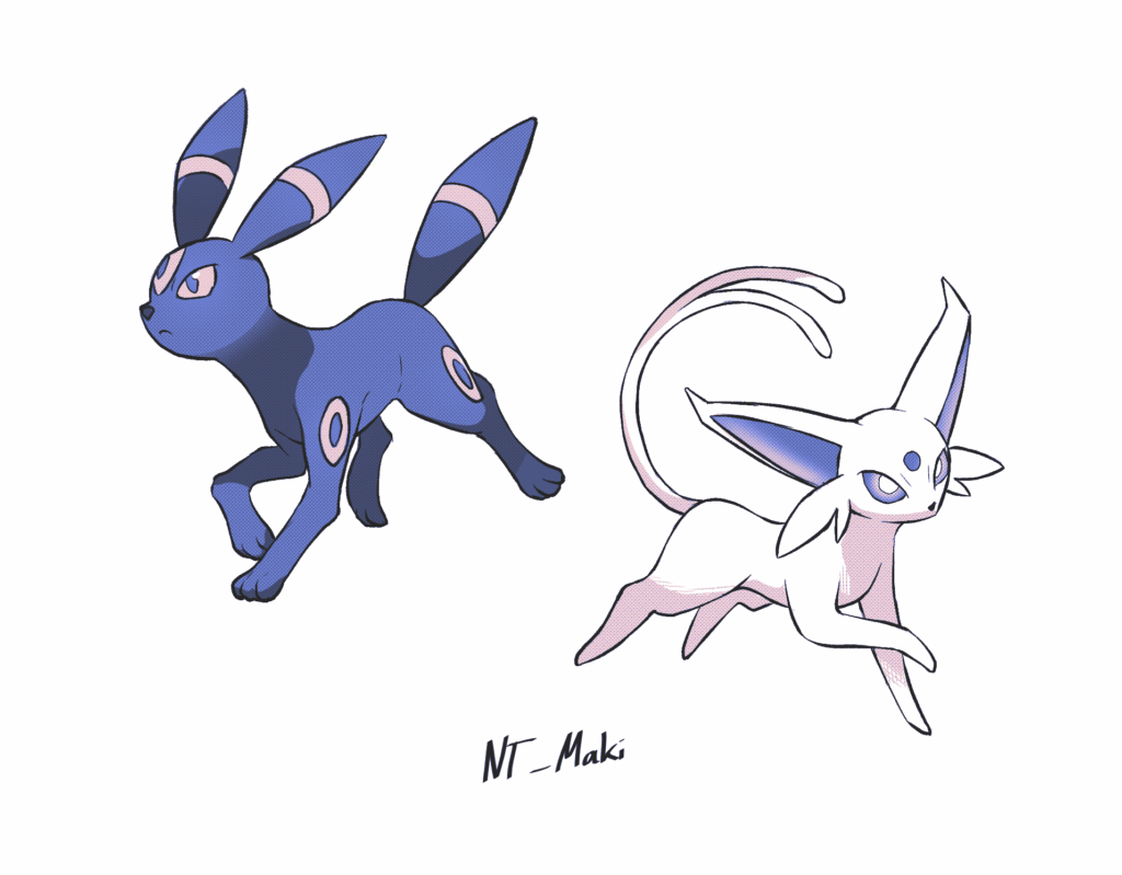 There are some Pokémon I just can't grow tired of looking at. Had to draw them in my style: