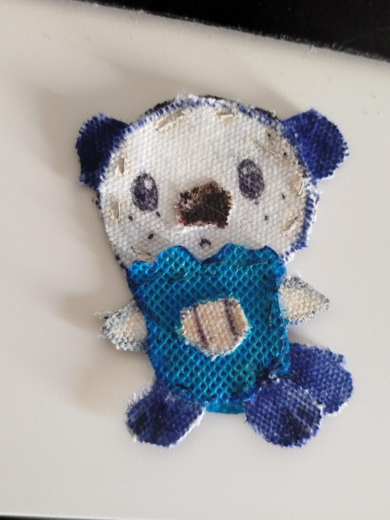 I made a DIY Oshawott with fabric