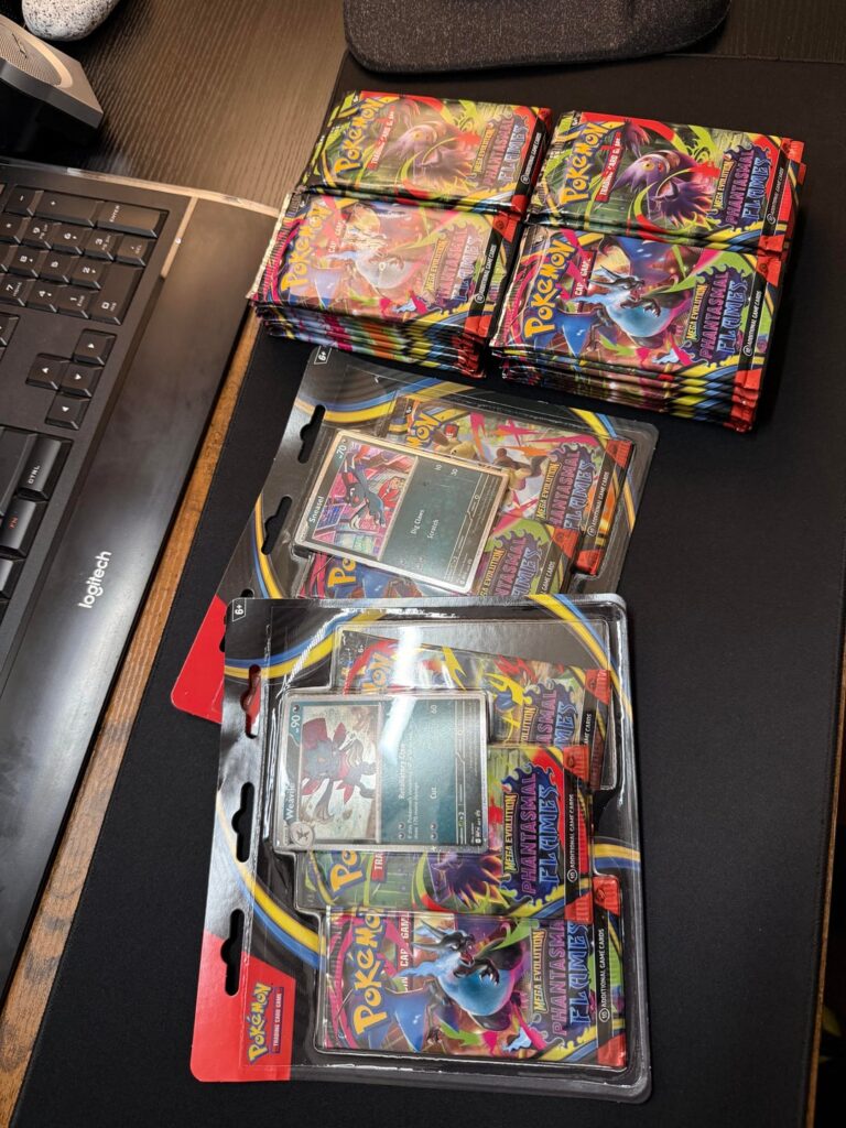 Scored a vending machine PFL Booster Box and two 3-pack blisters. Saved them for a post-presentation reward. Smiling from ear-to-ear