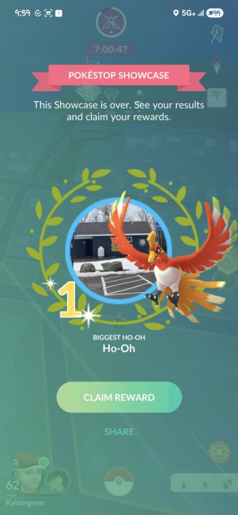My ho-oh shined at this pokemon showcase 🌟