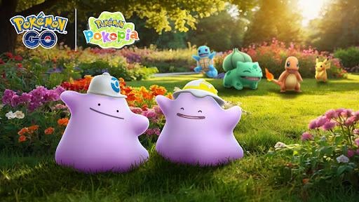 New costumed Ditto debut during the Pokémon Pokopia Celebration Event!