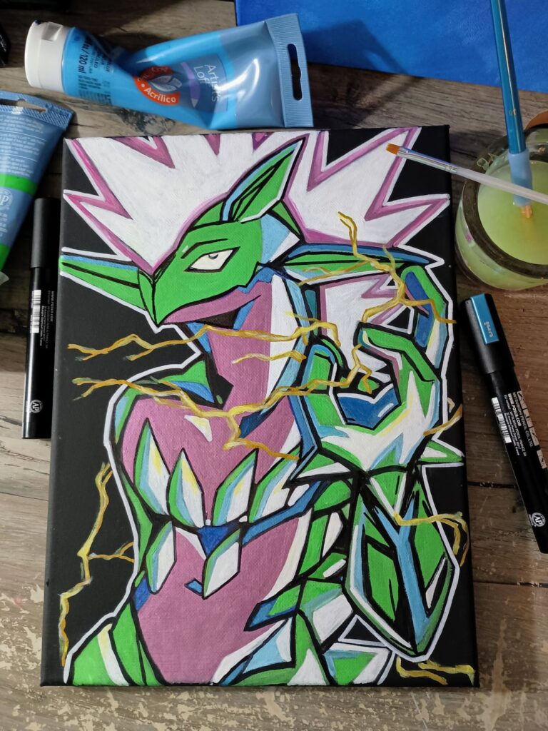 Tried a new style. Mixed media, just like my mixed feeling over it lol